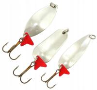 3 x BŁYSTKA WAHADŁOWA Nr.1 ALGA GNOM MORS NA SZCZUPAKI