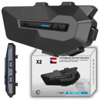 Interkom motocyklowy MaxTo X2 Bluetooth 1000 m polski lektor music sharing