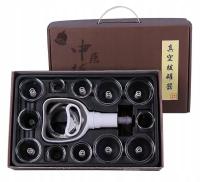 Bańki próżniowe z pompką 12 sztuk LUX DELUXE