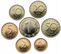 BUŁGARIA ZESTAW 7 MONET 1 STOTINKA -1 LEVA 1999 - 2002 MENNICZE