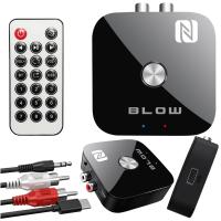 ADAPTER ODBIORNIK DO WIEŻY BLUETOOTH 5.3 NFC AUX RCA USB PILOT ZESTAW