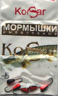 Мормыши Корсар набор из 5 штук. CSR2