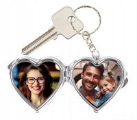 Брелок для ключей с зеркалом для фотографий с логотипом