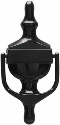 Kołatka drzwiowa Klasyczna Czarna 162x76x14mm Anglia
