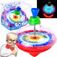 BĄK GRAJĄCY TĘCZOWY ŚWIECĄCY BĄCZEK ZABAWKA DLA DZIECI ZABAWKI WESOŁE