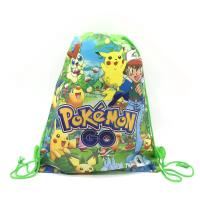 Рюкзак для детской обуви с рисунком покемона Пикачу