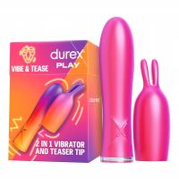 Durex женский вибратор женский 2в1 кролик для клитора эротический массажер