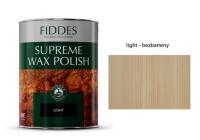 FIDDES Wosk do drewna mebli antyków SUPREME WAX LIGHT bezbarwny 5L