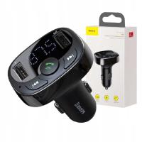 Zestaw głośnomówiący Baseus transmiter samochodowy fmbaseusbluetooth