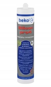 PRO4 silikon uniwersalny Beko 310 ml czarny