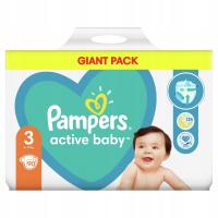 Pampers Active Baby, rozmiar 3, 90 pieluszek