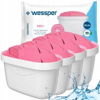 Wkład filtrujący do dzbanka Wessper Aquamax MG+ 4 szt.