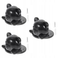 SILIKONOWE STOPERY DO DRZWI MIŚ 3 SZTUKI DO DOMU BIURA SKLEPU