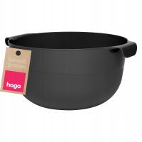 MISECZKA MISKA KUCHENNA PLASTIKOWA DO ŻYWNOŚCI MIKSOWANIA UCHWYTY 4L CZARNY