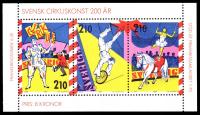 Szwecja 1987 HB 151 ** Słania Cyrk Koń Klaun