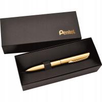 Pióro kulkowe Pentel BL2007 Energel Limited Gold Złoty w Etui na Prezent