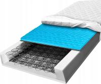 Materac sprężynowy 110x190 masujący konturowy strefowy HR - 19 cm 18 cm