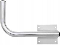 MASZT ANTENOWY ŚCIENNY BOCZNY LEWY UCHWYT 40cm STAL OCYNK UNIWERSALNY