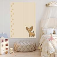 Tablica magnetyczna suchościeralna dla dzieci szczeniak 447 50x70cm PCV