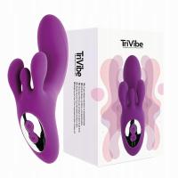 FeelzToys - TriVibe G-Spot Vibrator with Clitoral & Labia Stimulation Purpl