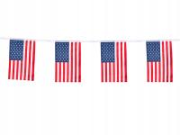 Баннер флаг США 4 м гирлянда день рождения