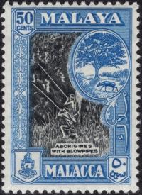 Malaya/Malacca 50 c.czysty **