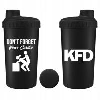 SHAKER KFD ZAKRĘCANY 700 ML CZARNY