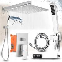 ZESTAW PRYSZNICOWY KOLUMNA PRYSZNICOWA Z DESZCZOWNICĄ PRYSZNIC PODTYNKOWY