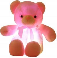 Плюшевый светящийся мишка СВЕТОДИОДНЫЙ талисман мягкая игрушка пушистые