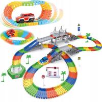 MAGICZNY TOR SAMOCHODOWY ŚWIECĄCY 200 el AUTO MOST GLOW TRACKS