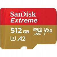Карта памяти SanDisk Extreme 512 ГБ microSDXC