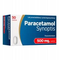 Парацетамол Synoptis, 500 мг, 50 табл боль, лихорадка