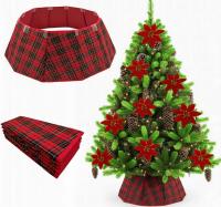 OSŁONA POD CHOINKĘ OSŁONKA CHOINKOWA SKŁADANA NA STOJAK KOSZ DONICĘ KRATKA