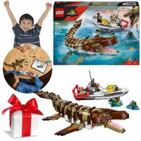 LEGO Jurassic World 76974 Misja na łodzi i model mozazaura