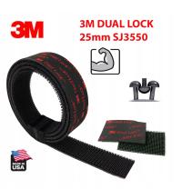 3M DUAL LOCK SJ3550CF RZEP MONTAŻ PRZEMYSŁOWY GRZYBKOWY Z KLEJEM 25MMX0,2M