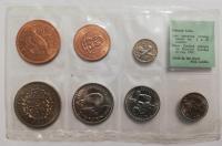 Nowa Zelandia 1965 set menniczy (zgrzewka) 7 monet 1/2 pensa - 1/2 korony