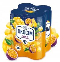 Piwo Okocim bezalkoholowe radler z lemoniadą mango z marakują 4 x 500 ml