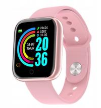 Smartwatch smartband męski damski uniwersalny zegarek sportowy L18s różowy