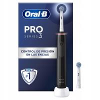 Szczoteczka Elektryczna do Zębów Oral-B Pro 3 3000 czarna + dwie końcówki