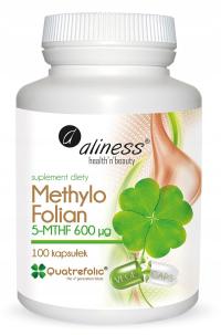 Aliness Methylo Folian 5-MTHF 600 ug 100 vege caps
