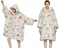 Одеяло толстое Kocobluza негабаритных пушистый XXL кошки котята 460 GSM аж 1,3 кг