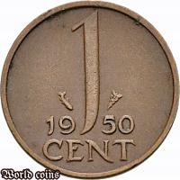 1 CENT 1950 HOLANDIA