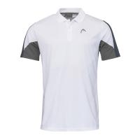 Мужская теннисная рубашка поло HEAD Club 22 Tech Polo white / navy M