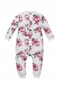 Makoma bawełniane śpioszki niemowlęce rampers dla dziewczynki 98