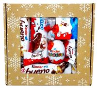 ПАКЕТ ДЛЯ ДЕДА МОРОЗА КОНФЕТЫ ПРЕМИУМ KINDER СЛАДОСТИ ДЛЯ ДЕТЕЙ В ПОДАРОК