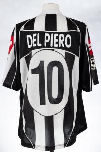 Дель Пьеро, Ювентус ФК-матч Джерси Лиги чемпионов (zag)