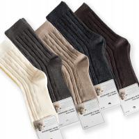 Skarpetki damskie MERINO NATURALNE skarpety ciepłe WEŁNIANE Eleganckie