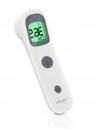 Termometr Bezdotykowy na Podczerwień z Alarmem Gorączkowym Biały