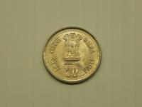 50392/ 50 PAISE 1985 INDIE INDIRA GANDHI