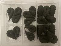 Ciężarki karpiowe Jacek Nowak- Zestaw 20szt. Grippa- zielony